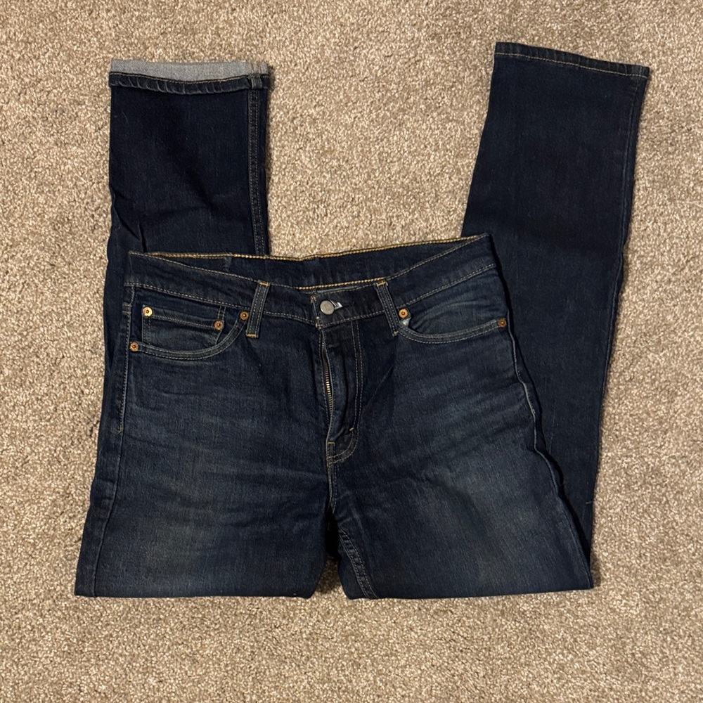 Men's Slim Fit Jeans - Dark Blue